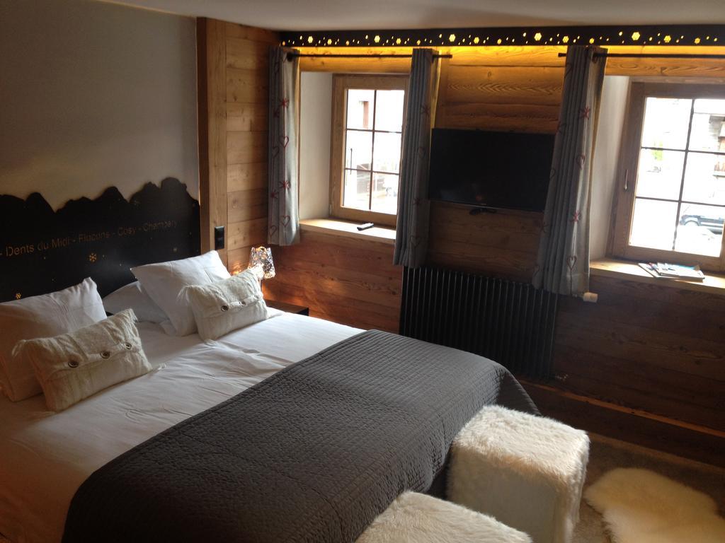 Le Chalet De L'Atelier - Le Nord Champéry Szoba fotó